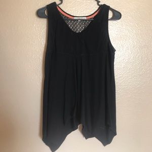 Black tank top